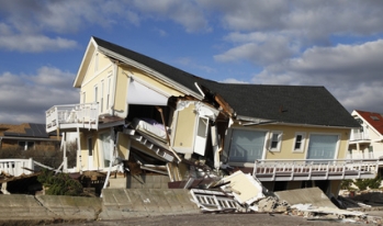 house destroyed by flooding and a hurricane house destroyed by flooding and a hurricane