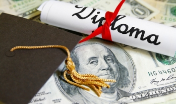 diploma and cap on money diploma and cap on money