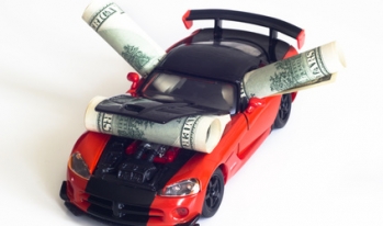 car stuffed with dollars car stuffed with dollars