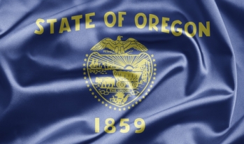 Oregon state flag Oregon state flag