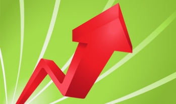 Red arrow dips then rises Red arrow dips then rises