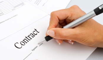 signature on contract signature on contract